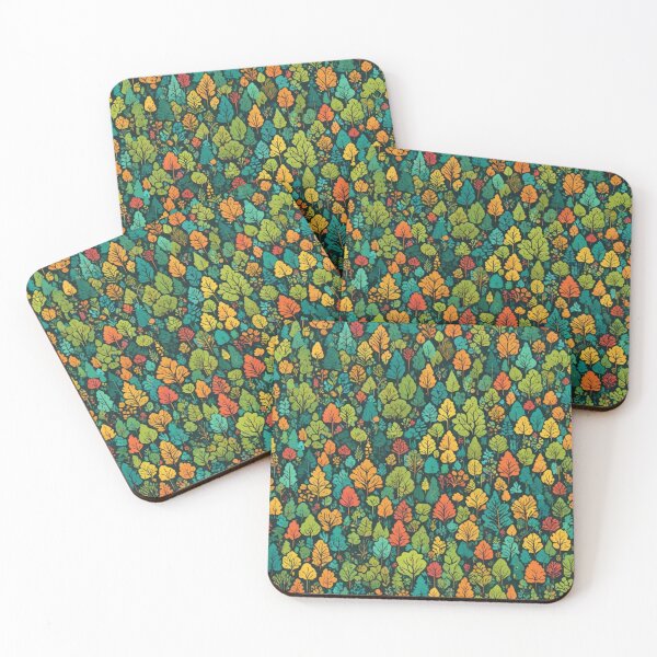 Item preview, Abstract Colorful Forest Pattern designed and sold by calibrit.