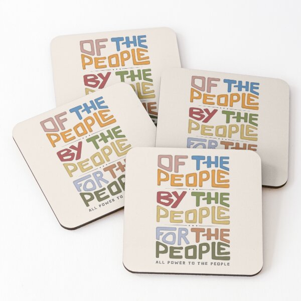 Item preview, Of The People, By The People, For The People Word Art designed and sold by Unhinged Heather.