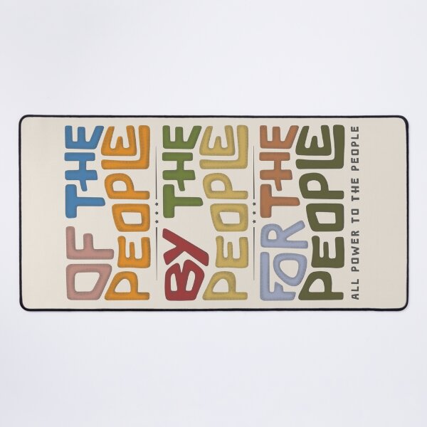 Item preview, Of The People, By The People, For The People Word Art designed and sold by Unhinged Heather.
