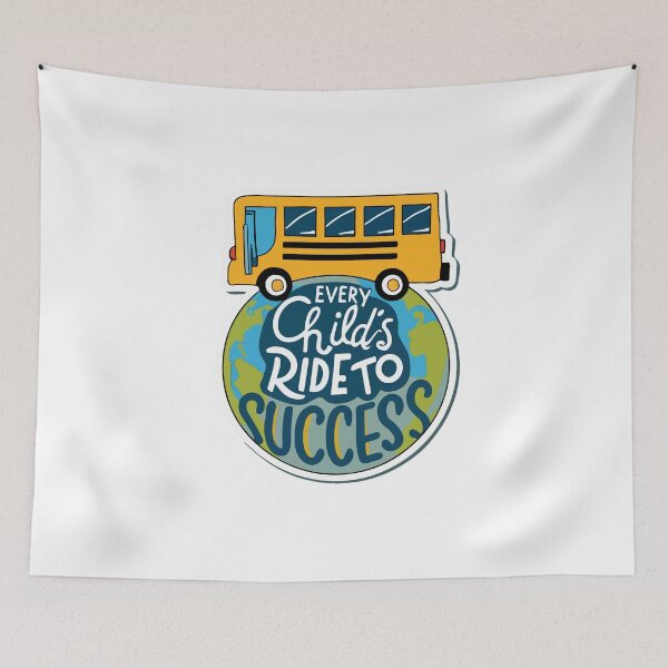 Item preview, Global School Bus Ride - Every Child's Ride to Success designed and sold by NiftyWrx.