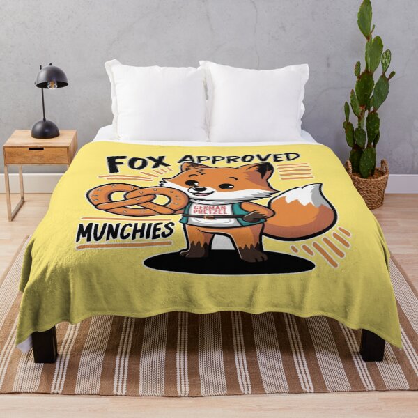 Item preview, German Fox Holding a Pretzel designed and sold by AryaSubramanian.