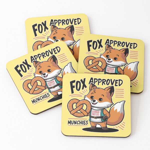 Item preview, German Fox Holding a Pretzel designed and sold by AryaSubramanian.