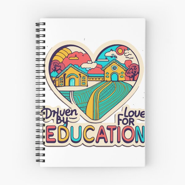 Item preview, Driven by Love for Education - Heart Road Tracks to School designed and sold by NiftyWrx.
