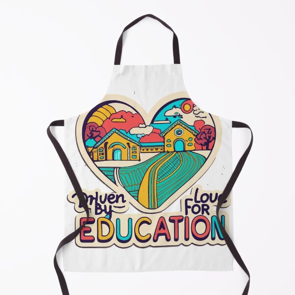 Item preview, Driven by Love for Education - Heart Road Tracks to School designed and sold by NiftyWrx.
