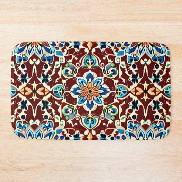Item preview, Elegant Filigree Floral Flower Decoration Enchanted Palace Tiles designed and sold by Zeporas Castle.