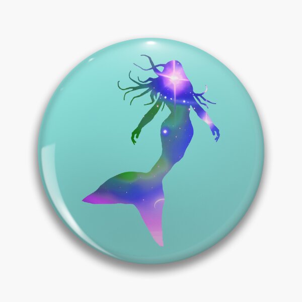 Item preview, Colorful Cosmic Mermaid Cool Mermaid Vibes 3 of 4 designed and sold by Beachy.
