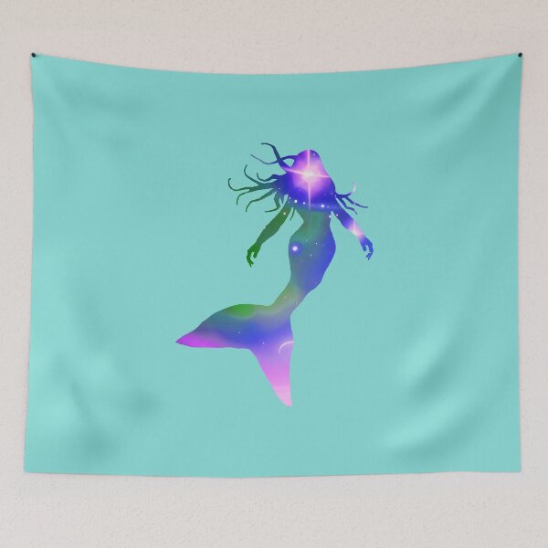 Item preview, Colorful Cosmic Mermaid Cool Mermaid Vibes 3 of 4 designed and sold by Beachy.