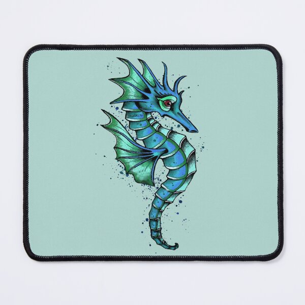 Item preview, Seahorse Watercolor blue designed and sold by studioss76.