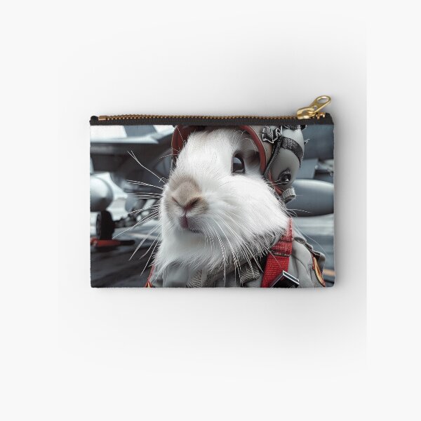 Item preview, “Guinea Pig Rabbit as a Canadian Pilot” designed and sold by Art-Vortex-fr.