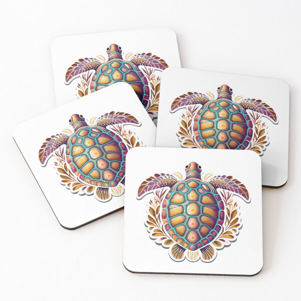Item preview, Serene Watercolor Sea Turtle - Marine Elegance designed and sold by NiftyWrx.