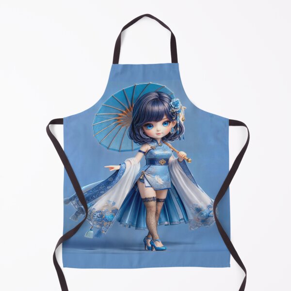 Item preview, Aoi, the Blue Guardian of the Chibi Order of Silk designed and sold by CHIBI_POPZ.