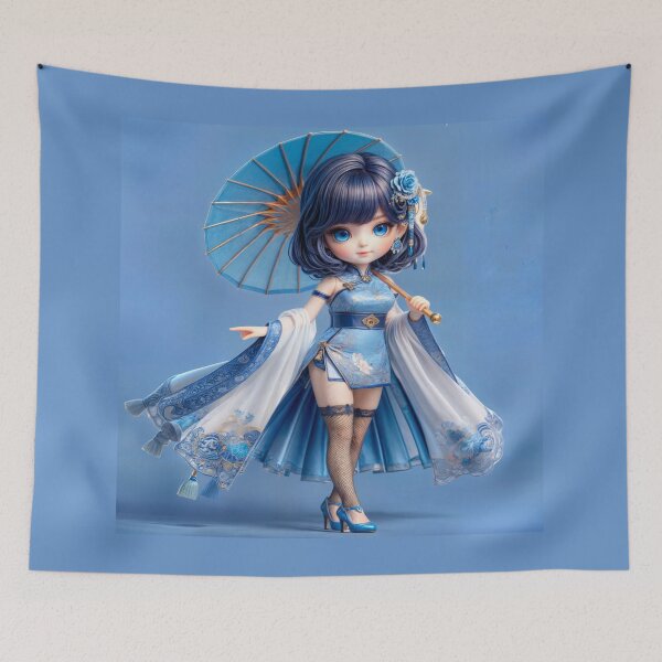Item preview, Aoi, the Blue Guardian of the Chibi Order of Silk designed and sold by CHIBI_POPZ.