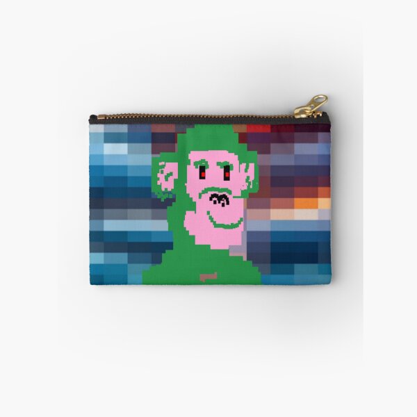 Item preview, Pixel Green Monkey Illustration designed and sold by 3triadstore.