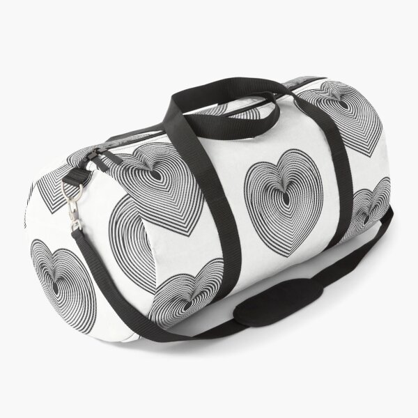 Item preview, Monochromatic heart with optical illusions designed and sold by ArtemisDesignAI.