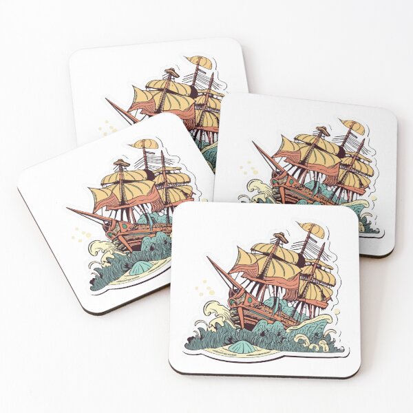 Item preview, Vintage Shipwreck Treasure Hunt Sticker designed and sold by NiftyWrx.