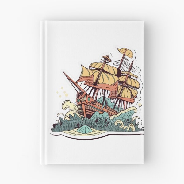 Item preview, Vintage Shipwreck Treasure Hunt Sticker designed and sold by NiftyWrx.