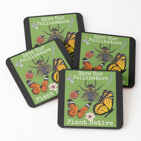 Item preview,  Save Our Pollinators Plant Native Eco-Friendly Design designed and sold by EarthArtDesigns.