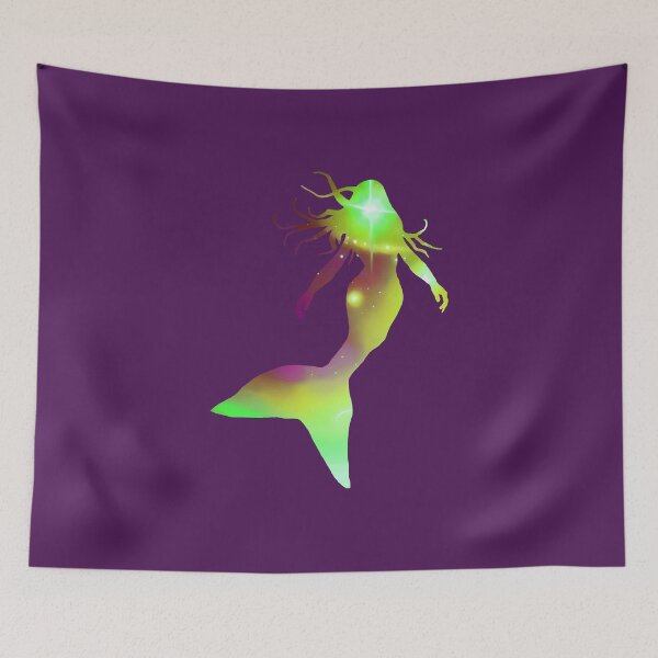 Item preview, Colorful Cosmic Mermaid Cool Mermaid Vibes 4 of 4 designed and sold by Beachy.