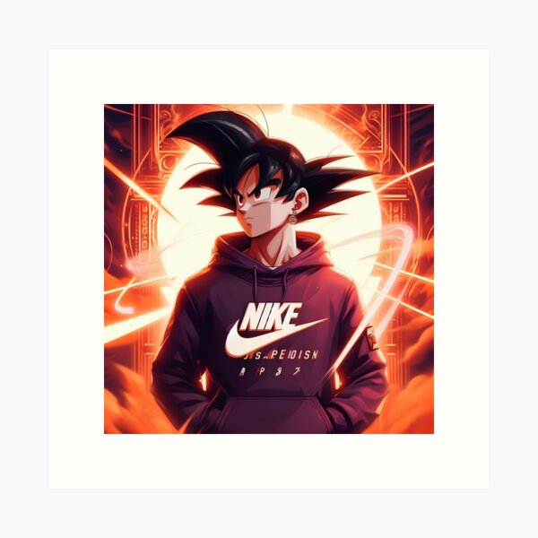 Dragon Ball Nike Art Prints for Sale Redbubble