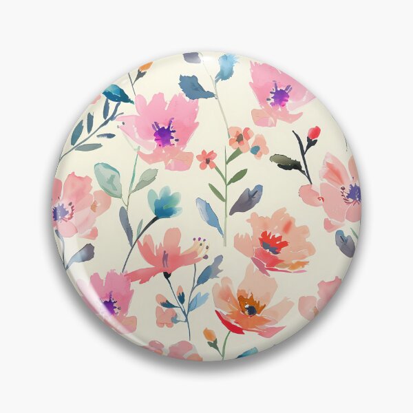 Item preview, Flowers in watercolour style designed and sold by sakurashorty.