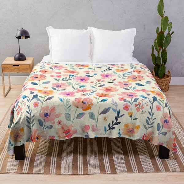 Item preview, Flowers in watercolour style designed and sold by sakurashorty.