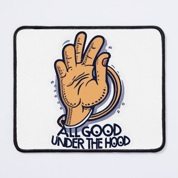 Item preview, All Good Under the Hood Scuba Hand Signal Illustration designed and sold by NiftyWrx.