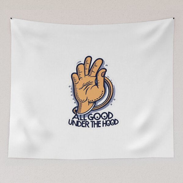 Item preview, All Good Under the Hood Scuba Hand Signal Illustration designed and sold by NiftyWrx.