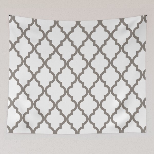 Item preview, Moroccan Quatrefoil Pattern: Neutral Brown designed and sold by Jared Davies.