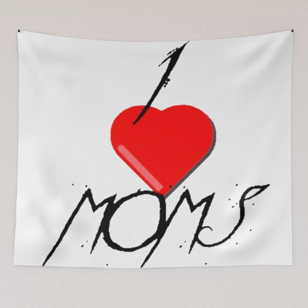 Item preview, I ❤️ MOMS funny joke satire designed and sold by CAMMAX008.