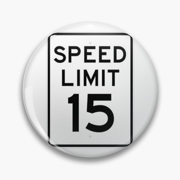 Item preview, Traffic sign speed limit, 15 designed and sold by Numbers-Art.