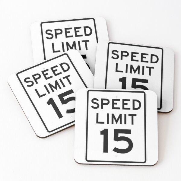 Item preview, Traffic sign speed limit, 15 designed and sold by Numbers-Art.