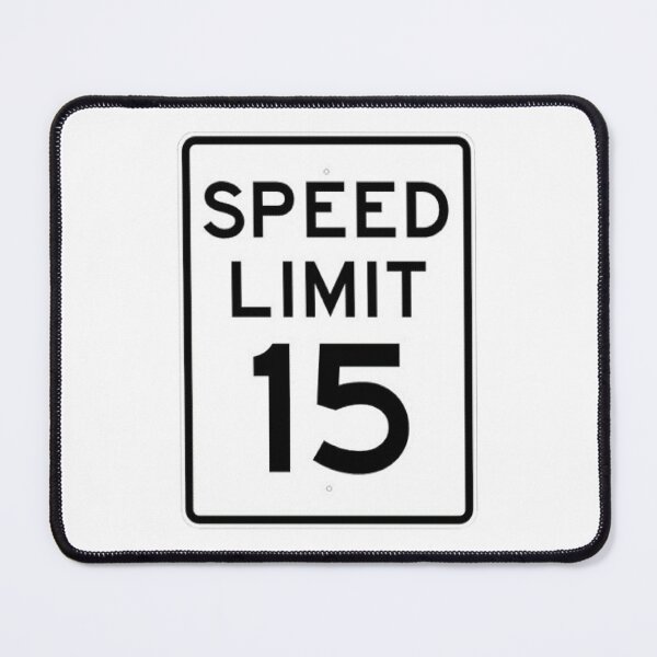 Item preview, Traffic sign speed limit, 15 designed and sold by Numbers-Art.