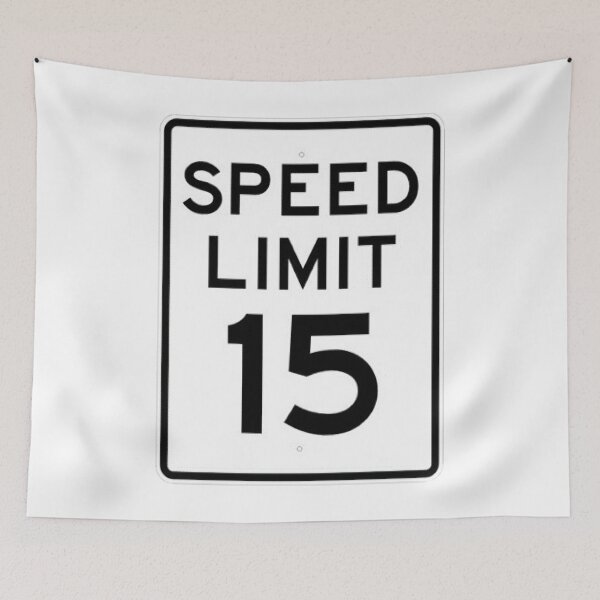 Item preview, Traffic sign speed limit, 15 designed and sold by Numbers-Art.