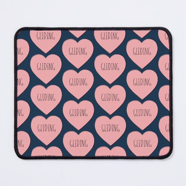 Item preview, I Love Gliding Cute Pink Heart designed and sold by MaryAller.
