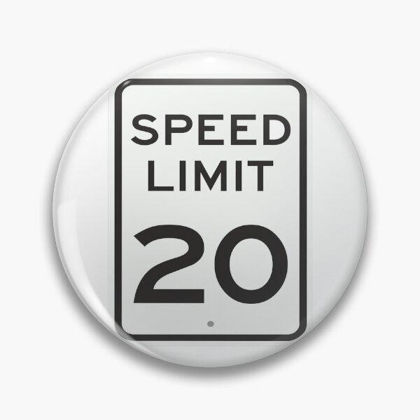 Item preview, Traffic sign speed limit, 20 designed and sold by Numbers-Art.