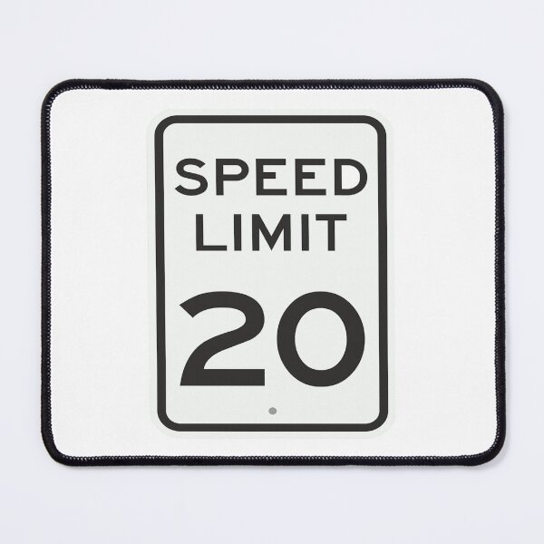 Item preview, Traffic sign speed limit, 20 designed and sold by Numbers-Art.