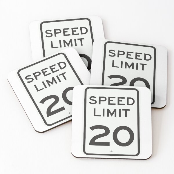 Item preview, Traffic sign speed limit, 20 designed and sold by Numbers-Art.