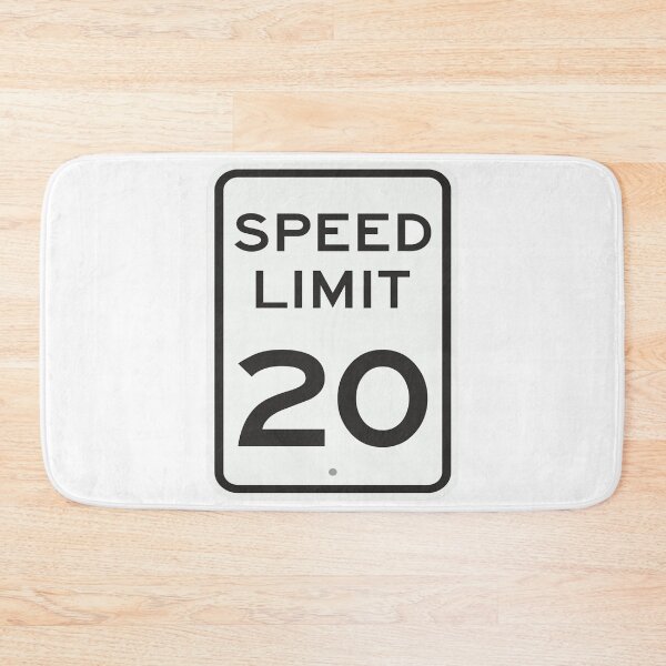 Item preview, Traffic sign speed limit, 20 designed and sold by Numbers-Art.