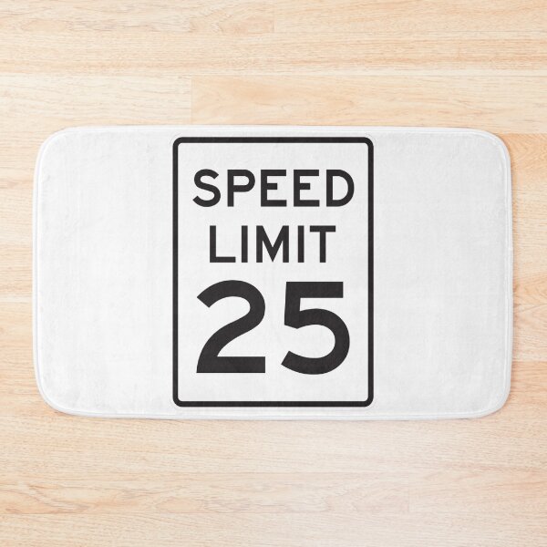 Item preview, Traffic sign speed limit, 25 designed and sold by Numbers-Art.