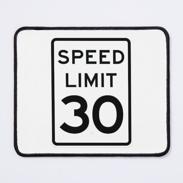 Item preview, Traffic sign speed limit, 30 designed and sold by Numbers-Art.