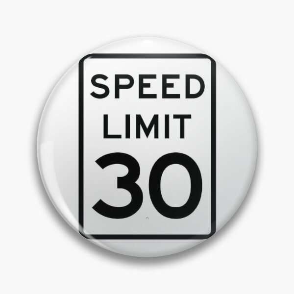 Item preview, Traffic sign speed limit, 30 designed and sold by Numbers-Art.