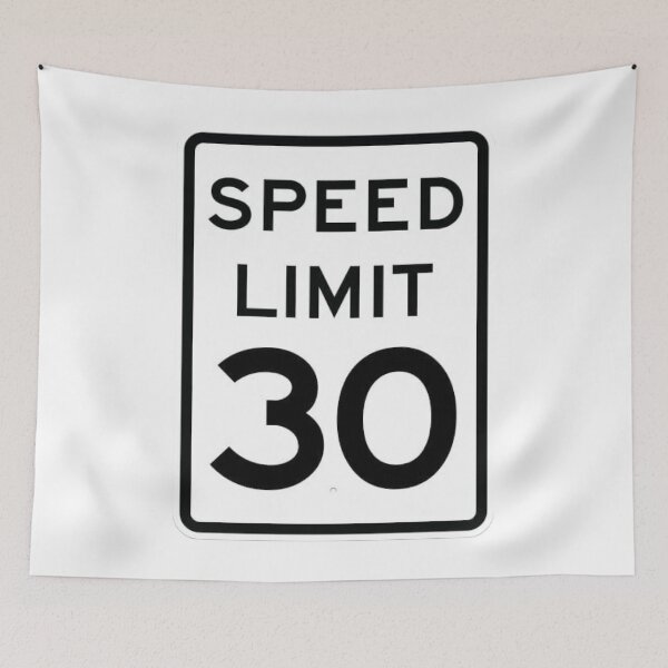 Item preview, Traffic sign speed limit, 30 designed and sold by Numbers-Art.