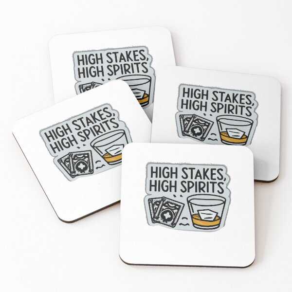 Item preview, High Stakes, High Spirits - Whiskey & Poker Noir Art designed and sold by NiftyWrx.