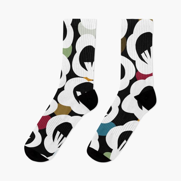 Item preview, Iconic Retro Australian Black and White Floral Pattern designed and sold by Deutschic.