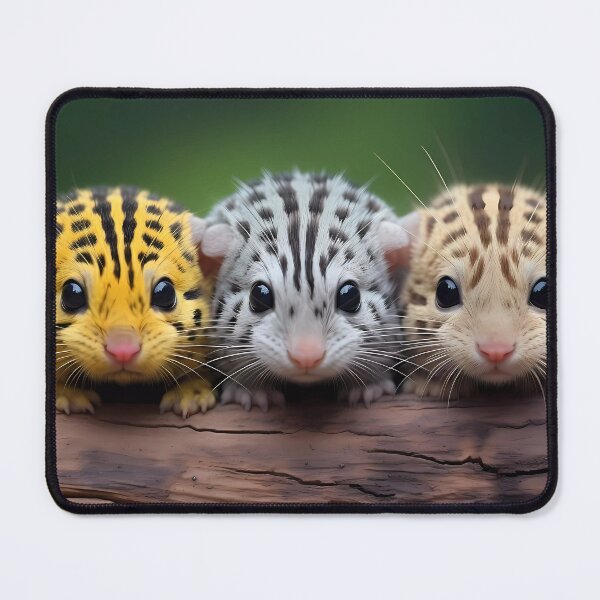 Item preview, “Triple Softness: Little Felines in Balance” designed and sold by Art-Vortex-fr.