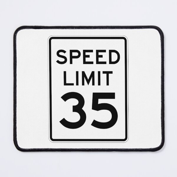Item preview, Traffic sign speed limit, 35 designed and sold by Numbers-Art.