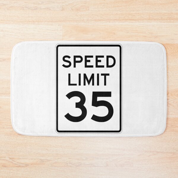 Item preview, Traffic sign speed limit, 35 designed and sold by Numbers-Art.