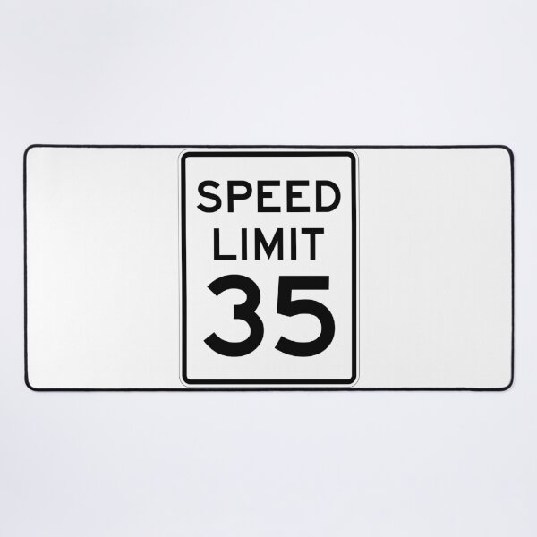 Item preview, Traffic sign speed limit, 35 designed and sold by Numbers-Art.