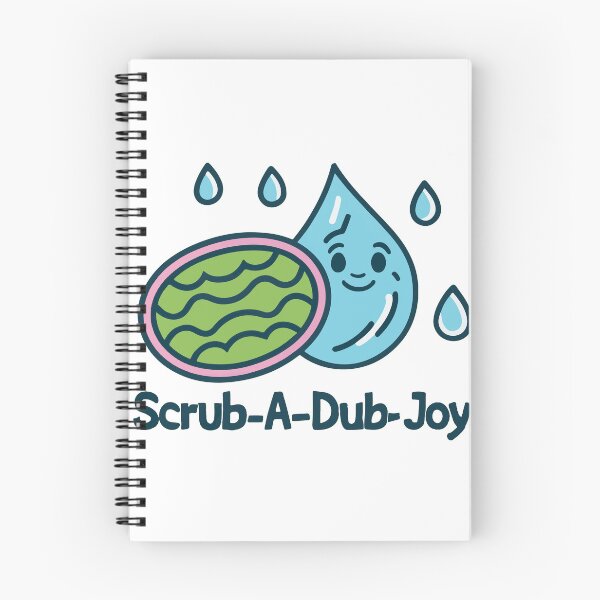 Item preview, Scrub-a-Dub Joy Stencil Art Loofah and Soap designed and sold by NiftyWrx.
