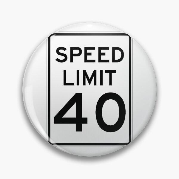 Item preview, Traffic sign speed limit, 40 designed and sold by Numbers-Art.